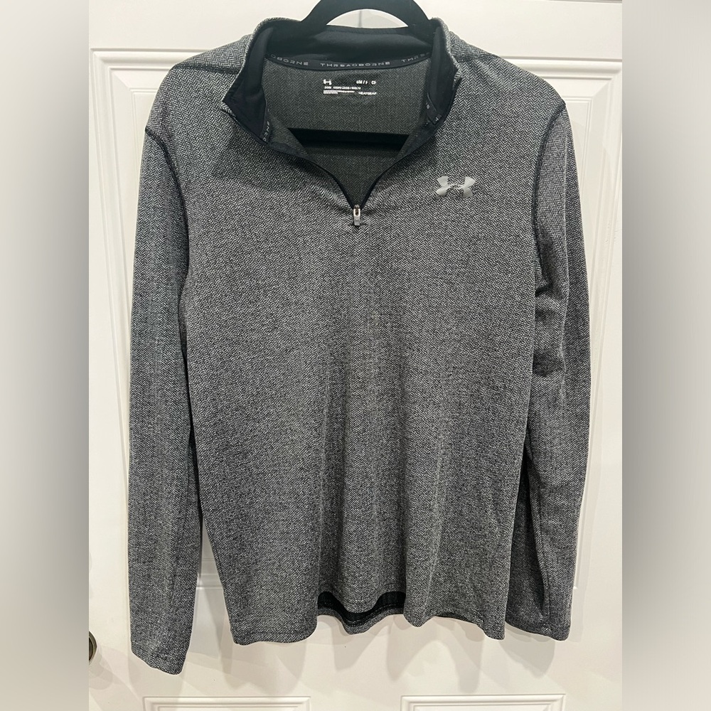 Under Armour Woman’s Black and Gray Zip-Up Sweater